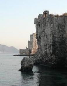 Turkiskt landmärke vid venetiansk fästning