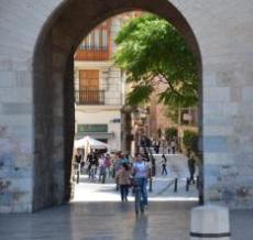 Mäktig entré vid Pont dels Serrans Mäktig entré vid Pont dels Serrans