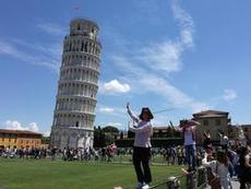 Lutande tornet i Pisa