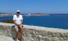 Vidunderlig utsikt från Katedralen i Ibiza stad