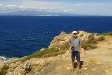 Där på andra sidan Bonifaciosundet syns Korsika