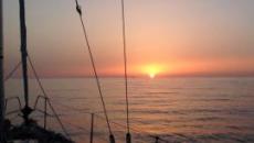 Soluppgång utanför Ibiza