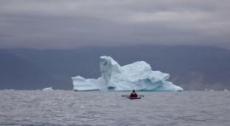 Isberg och kanoter