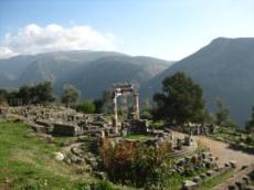 Delphi: Athenas tempel