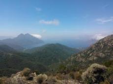 Berg vid Girolata