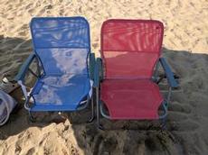 Utökat strandutrutningen med stolar