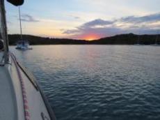 Solnedgång vid porto Palma