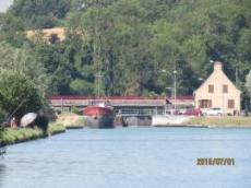 Kanalbyte till Canal  de l\'Aisne a la Marne